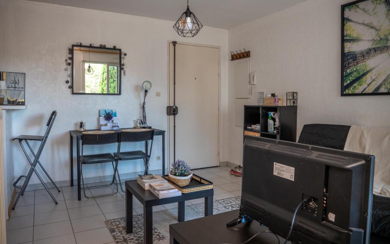 Appartamento T1 30M² Avec Vue Sur Arbre Blanc Montpellier Esterno foto